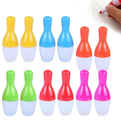 Yistoi Gelschreiber Kugelschreiber, Bowling-Kugelschreiber, Kreativer Süßer Cartoon-Stift, für Kinder und Erwachsene, Schreibwaren Büro, Weihnachtsgeschenke, Neujahrsgeschenke