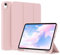 BQDIYOO Coque pour iPad (A16) 11ème Génération 11 (2025)/iPad 10ème Génération 10,9 (2022), avec Porte Pencil, Mince Légère à Trois Volets, Réveil/Sommeil Auto, Rose