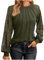 Blouse Femme Chic Et Élégant,Haut,Pull Femme Chic Et Elegant,Ensemble Manche Longue Dentelle,Tee Shirt Grande Taille,Tunique Cérémonie De Mariage Top Ete,Tenue De Ceremonie Soirée(Vert,L)