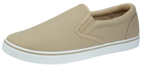Mens Canvas Mesh Slip On Espadrilles Casual Low Top Plimsoll Trainers Size 7-12