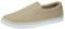 Mens Canvas Mesh Slip On Espadrilles Casual Low Top Plimsoll Trainers Size 7-12 (Taupe, UK Footwear Size System, Adult, Men, Numeric, Medium, 11)