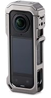 Tilta Insta360 X5 Cage, Vollständiger Kamerakäfig Kompatibel mit Insta360 X5 mit 1/4”-20-Gewinde, Cold Shoe-Empfänger – Titangrau TA-T90-FCC-TG