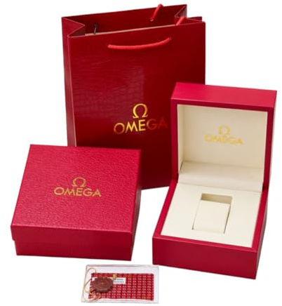 ROUHO Zeitmesser Vitrine Rot Hölzerne Uhrenbox Einzeluhren Organizer Sammlungsaufbewahrung Halter Rot Box für Omega Aqua Terra