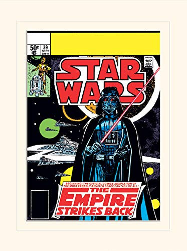 STAR WARS LMP12681P - Póster con paspartú (30 x 40 cm), Multicolor