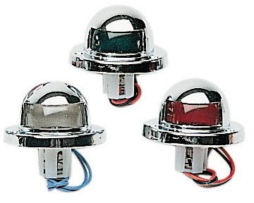 Osculati Navigationslicht aus verchromtem ABS, 225° weiß