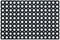 ID Mat M98 Caillebotis Caoutchouc Noir 60 x 40 x 1,4 cm