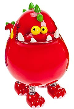 Mousehouse Gifts Piggy Bank Spardose Rote Dinosaurier für Kinder oder Erwachsene Jungen und Mädchen Geschenk