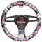 Simoni Racing CVT/36 Lenkradbezug, Blumen, Schwarz