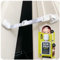 Door Buddy Baby & Cat Proof Latch - Grey. Adjustable Cat Strap Keeps Baby Out. Simple Child Safety Lock. Interior Alternative