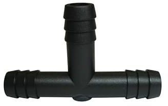 1 x – Tubo conector en forma de T, 10 mm Plástico Empalme Manguera Aire Manguera T de unidades