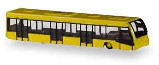 Herpa Wings Scenix 562591 Airport Bus Set of 4 Yellow (1/400 Scale )
