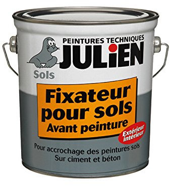 Julien Peinture Fixasol - Fixateur pour sols avant peinture - Mat Incolore 2,5L