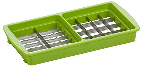 Genius Inserts de Couteau Nicer Dicer Smart (10x30 mm & 15x15mm) pour Cubes, stylos, disques et Bandes - Accessoires Uniquement compatibles avec Le Nicer Dicer Smart (capacité 800 ML)