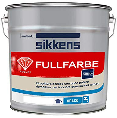 SIKKENS Idropittura riempitiva Esterni Fullfarbe Bianca 5 Litri