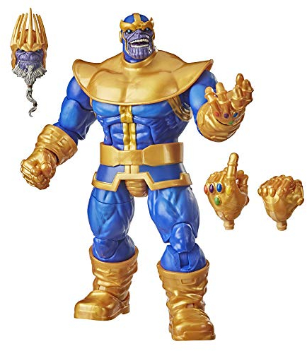 Marvel Hasbro Legends Series 6-inch Collectible Action Figure Thanos Toy, Premium Design and 3 Accessories, F0220