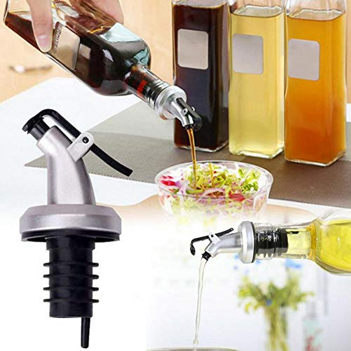 Ausgießer Öle Dispenser Sets, Öl-Flaschen-Stopper Für Olivenöl, Wein, Essig, Sojasoße, Auslaufsicher Öl Tüllen 1 Pack