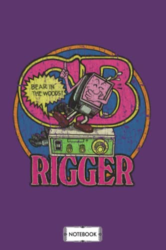 Cb Rigger 1975 Amateur Radio Notebook: Matte Finish Cover, Lined College Ruled Paper, 6x9 120 Pages, Diary, Journal, Planner