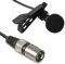 Mini Clip On Vocal/Instrument Microphone 3 Pin XLR Male Plug 48v Phantom Power