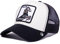 Goorin Bros. Unisex-Erwachsene The Farm Original Adjustable Snapback Trucker Hat Baseballkappe, Schwarz/Weiß (der Hengst), Einheitsgröße