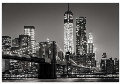 Adesivi murali Decor Photo Sticker 155x105cm New York Manhattan Bridge No. H1683M_NS1DB