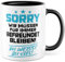 Freunde Tasse mit Spruch - Wir müssen für immer befreundet bleiben! Du weißt zu viel! Kaffeetasse 330ml aus Keramik - Freundschaft Geschenk für Männer bester Freund Geschenkidee (Weiß/Schwarz)