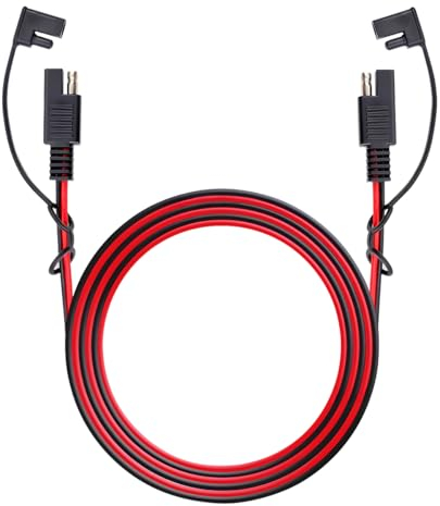 CGEAMDY SAE Verlängerungskabel, SAE Bis SAE Verlängerungskabel, Quick Connect SAE-Anschluss Kabel, Solarpanel SAE-Stecker Für Motorräder, Autos, Sonnenkollektoren
