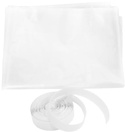 Hemobllo 1 Satz Fenster-Hitzeschild Fensterisolierung vorhangstangen wärmeschutz fensterfolie thermal window film vorhänge Winter Transparentes Folienband Klebeband Suite einstellen