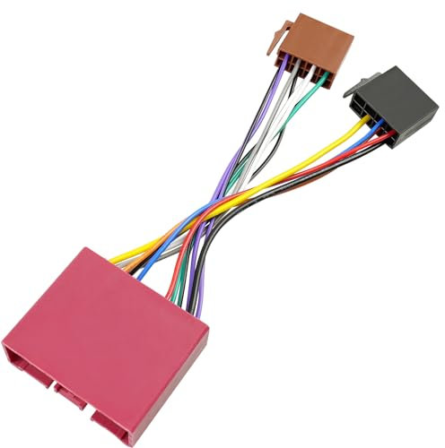 jayubien 24Pin Stereo Wiring Harness for Mazda Radio Connector, Compatible with Mazda 2/3/5/6/CX-5/CX-7/CX-9 MPV Tribute Protege Miata Car Radio Wire Harness Adapter Plug