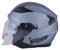 Casque de Moto Speedway - Urbain - Casque Jet, idéal pour Les Hommes et Les Femmes, Notre Casque de Moto Ouvert est idéal pour la Ville, Casque de Moto homologué ECE et Dot - Gris