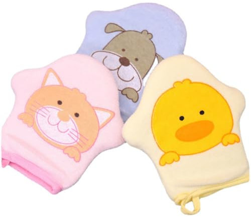 ibasenice 4pièces Éponges De Bain Cartoon Pour Éponge Exfoliante Douce Accessoires De Colorés