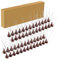 ZkateTrade Taubenabwehr Spikes Edelstahl & Kunststoff, 3.3 Meters Vogelabwehr Spikes, Taubenspikes Taubenschutz Spikes für Balkon, Katzen, Spatzen und Fensterbank, Vogelschutz Spikes (10 Stück, Braun)