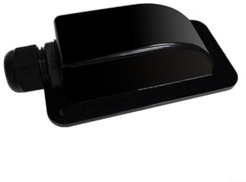 Boîte de jonction ronde pour installation de panneau solaire, protège contre les rayons (noir)