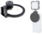 FOTGA Adaptateur de filtre d'objectif fileté de 67 mm à clipser pour iPhone 14 15 16 Pro Max Smartphone avec support griffe pour microphone/lumière LED, bouton de verrouillage