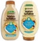 2 er Haarpflegeset Garnier Wahre Schätze Argan-Mandelcreme Reichhaltiges Creme-Shampoo + Spülung 250 +200 ml