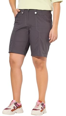 Ulla Popken Damen Hosen Graphitgrau 46