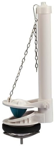 Toilet Flusher Replacement Kit Toilet Flush Valve with Flapper and Chain Anti-Corrosion Easy to Install for Bathroom