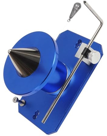 YWBL-WH Équilibreur à Lame de Tondeuse à Gazon Améliorée, Balancer à la Lame de Mur Magnétique Magnétique Professionnel, Alignez Efficacement Les Lames avec Le Trou Central (Blue)