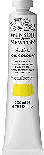 Winsor & Newton Artists' Oil Paint, 200ml Tube, Winsor Lemon