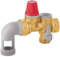 Dipra 902060 Groupe de sécurité coudé Standard Chauffe Eau, Rouge