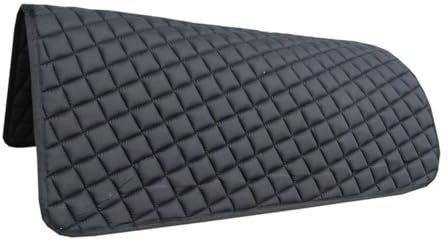 AMKA Western Pad Liner Pad Schoner aus Baumwolle schwarz 76 x 76 cm Unterlage