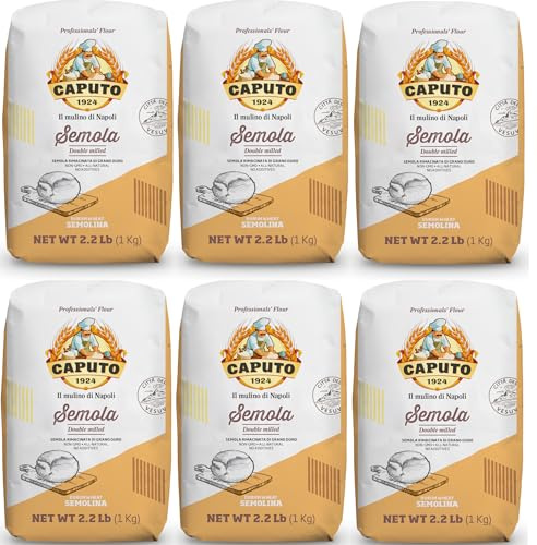 MOLINO CAPUTO Antico Mühle Caputo Semola hart Korn rimacinata Pack von 6 Einheiten