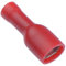 100 x Red 4.8mm Female Fully Insulated Crimp Spade Connector 16-22 AWG Wire Cable Electrical