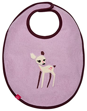 LÄSSIG Baby Kleinkind Lätzchen Medium wasserabweisend Klettveschluss/Medium Bib, Little Tree Fawn