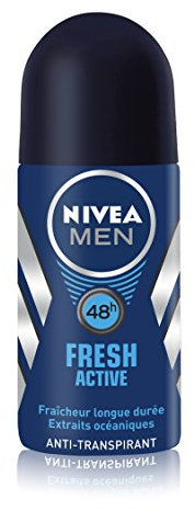 Nivea Deo Herren Fresh Active Bille 50 ml, 3 Stück