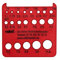 Addi AD4030 Needle Gauge, Red, 5x5