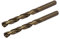 sourcing map 2x Spiralbohrer 10,2mm HSS Kobalt Metallbohrer Gerader Schaft Spirale Werkzeug