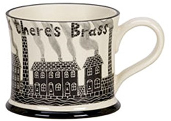 Moorland Pottery 'Where There's Muck There's Brass' Gift Boxed Mug