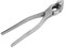 Lederhandwerk Flach Zange, Leder Rand Einstellung Press Clamp, Flachzange für DIY Ledertasche Gürtel