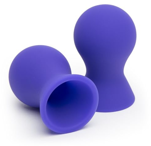 Lovehoney Perfect Pair Nipple Suckers | Silicone Nipple Suction Tool | Beginner Sex Toy Gifts for Women | Vacuum Cupping Breast Stimulator for Increased Sensitivity | Couples Sex Toys | Purple | Nipple Suction Tool, Gifts for Women, Vacuum Cupping Breast Stimulator for Increased Sensitivity, Beginners Couples Sex Toys