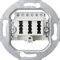 Gira TAE-Anschlussdose 003302 TAE 3x6NFN ws Kommunikationsanschlussdose Kupfer 4010337034605
